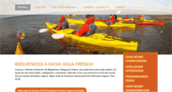 Desktop Screenshot of kayakaguafresca.com